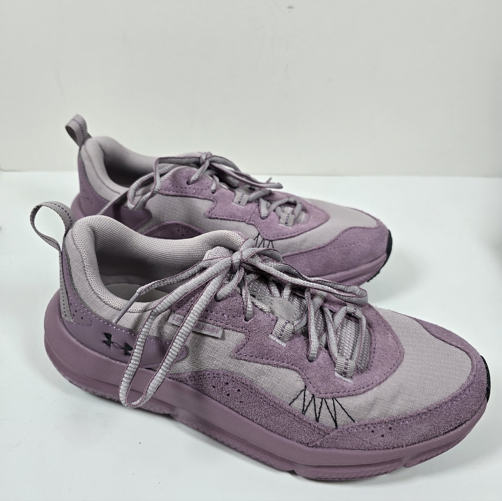 Under Armour Charged Verssert 2 Womens Running Shoes Purple Sz 8.5 NWT - Picture 3 of 8